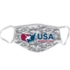 USA Wrestling Non-Medical Face Covering - White/Digi Camo