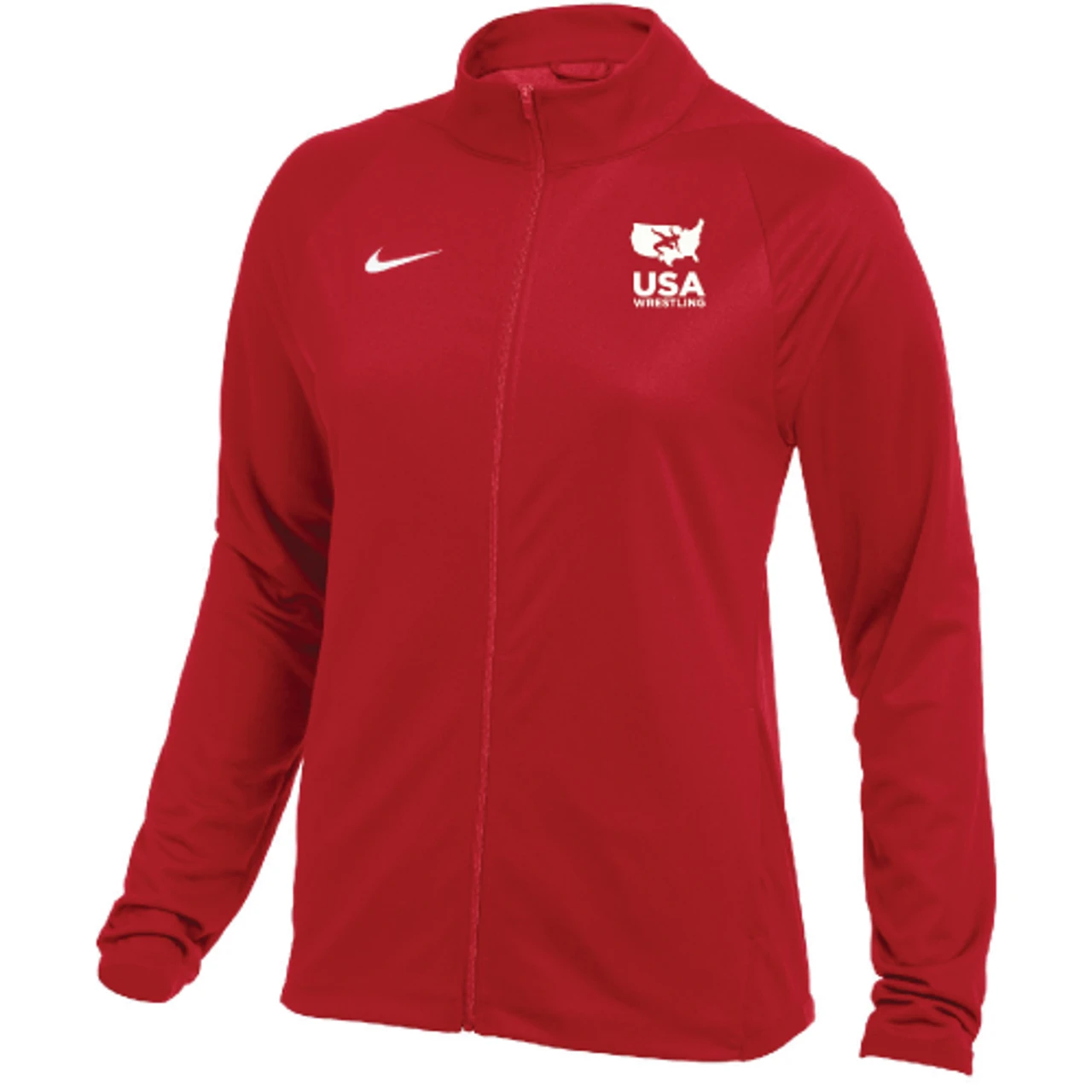 Nike Women's USA Wrestling Epic Jacket - Scarlet/White 1 Nike Women's USA Wrestling Epic Jacket - Scarlet/White