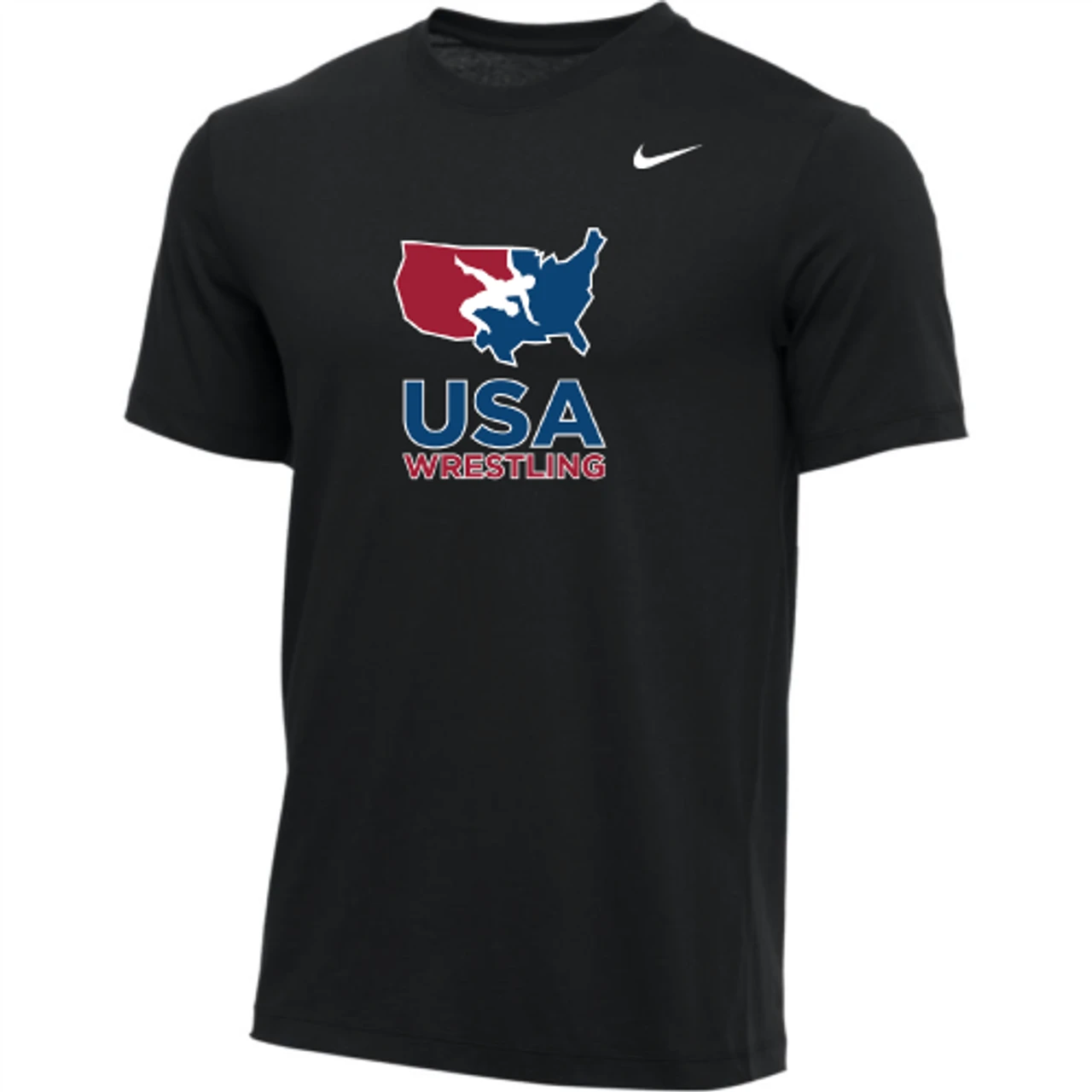Nike Men's USA Wrestling Tee - Black 1 Nike Men's USA Wrestling Tee - Black