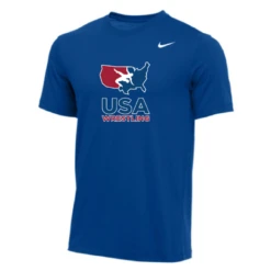 Nike Men's USA Wrestling Tee - Royal