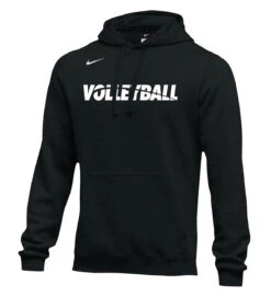 Nike Men's Volleyball Club Fleece Hoodie - Black/White