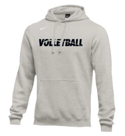 Nike Women's Volleyball Club Fleece Hoodie - Grey/Black