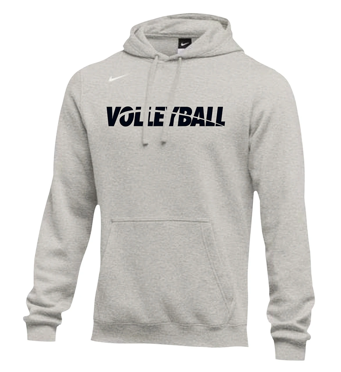 Nike Women's Volleyball Club Fleece Hoodie - Grey/Black