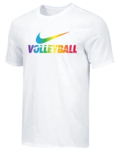 Nike Women's Volleyball Pride Tee - White