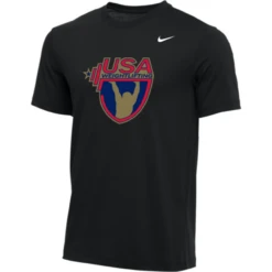 Nike Women's USA Weightlifting Tee - Black/Gold