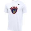 Nike Men's USA Weightlifting Tee - White/Gold