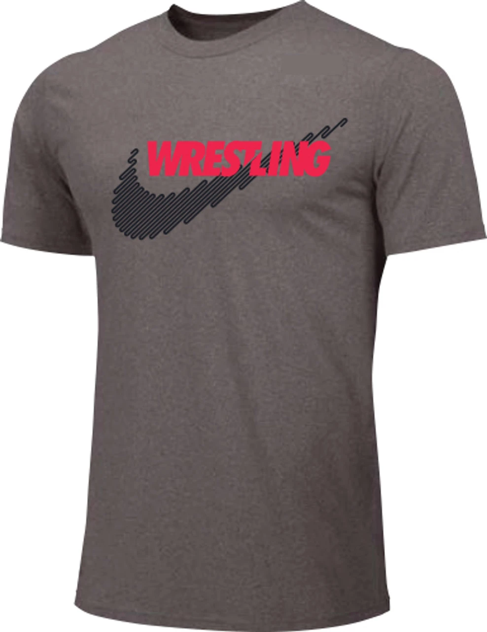 Nike Men's Wrestling Rawdacious Tee - Grey 1 Nike Men's Wrestling Rawdacious Tee - Grey