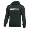 Nike Men's Wrestling Club Fleece Hoodie - Black/White/Gold