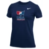 Nike Women's USA Wrestling Tee - Navy
