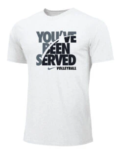 Nike Women's Volleyball You've Been Served Tee - White/Grey/Black