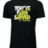 Nike Women's Volleyball You've Been Served Tee - Black/White/Volt