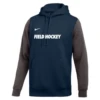 Nike Men's Field Hockey Club Fleece Color Block Hoodie - Navy/Grey