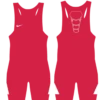 Nike Youth Grappler Elite Wrestling Singlet - Scarlet / White