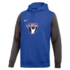 Nike Men's USA Weightlifting Club Fleece Color Block Hoodie - Royal/Grey