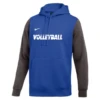 Nike Men's Volleyball Club Fleece Color Block Hoodie - Royal/Grey