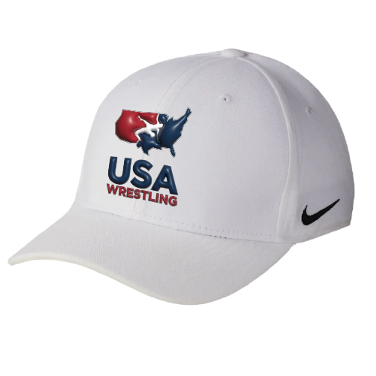 Nike USA Wrestling Dri-FIT Legacy 91 Adjustable Cap - White 1 Nike USA Wrestling Dri-FIT Legacy 91 Adjustable Cap - White