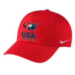 Nike Unisex USA Wrestling Heritage 86 Cap - Red